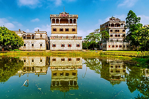 【私家团包游+珠海&东莞/上门接送】江门台山自力村碉楼群+立园1天游<适合/亲友&情侣&家庭>+江门2线