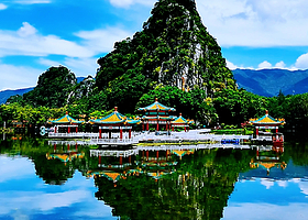 【私家团包游+上门接送】肇庆七星岩+古城墙+鼎湖山一天游<避暑胜地/亲人/情侣/家庭/友人之选>佛山出发