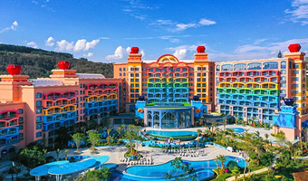 【抚仙湖畔高端亲子酒店】★抚仙湖海豚湾酒店海洋主题房1晚含早+温泉/萌宠/海豚之家可选近澄江化石地自然博物馆