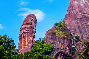 韶关丹霞山一日游【私家包团游+含门票+往返缆车+老人家庭亲子情侣轻松游玩+广州出发上门接送+独立包团】