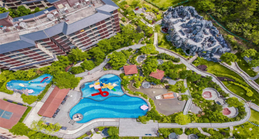 【酒店套餐】广西天沐伴山温泉度假村，双人早餐+无限次珍稀偏硅酸温泉+网红溶洞温泉，温泉区小食、水果饮料任吃