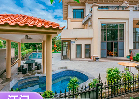 江门恩平恒大泉都温泉度假别墅-K歌-麻将-烧烤-私家温泉入户-家庭出游-公司团建