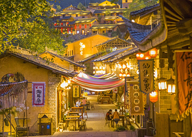 【酒店套餐】望仙谷景区外陌上轻居民宿住宿1晚+2人望仙谷景区大门票+酒店景区接送+篝火晚会+免费停车