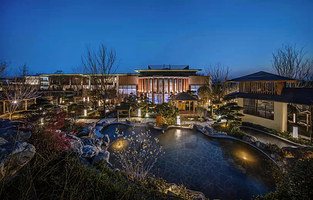 【酒店套餐】【预售】双人隐泉·温泉中心单次票+金堂爪龙溪花园大酒店1晚