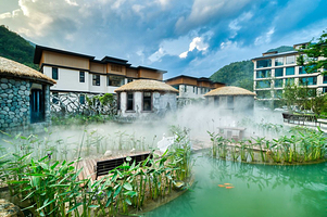 【大明山景区】清凉峰腹地★五钻酒店★杭州洲益隐世度假酒店含早-近杭州wow悬崖乐园