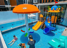 佛山美的鹭湖别墅·私家泳池·亲子水乐园·麻将·KTV·厨房厨具