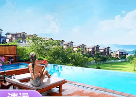 清远熹乐谷温泉别墅|K歌|烧烤|麻将|私家温泉|私家花园