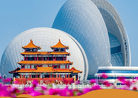 【私家团】珠海大剧院+情侣路+渔女+坐车上港珠澳大桥游&登蓝海豚岛+午餐1日游，广州出发上门接送，私家旅行