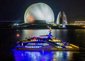 九洲港-【大桥夜游+海上光影剧】