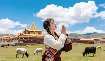 丽江独克宗古城+虎跳峡(香格里拉段)+纳帕海(依拉草原)一日游【多套餐可选、网红打卡、草原、寺庙、古城】