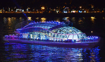 广州【大沙头码头】珠江夜游大沙头码头豪华游船通用船票