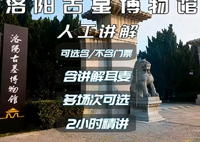 半日游洛阳古墓博物馆门票+2小时人工讲解（不含门票）
