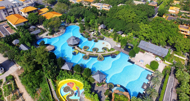 中山温泉宾馆·双人自助早餐·双人无限次温泉园温泉·双人无限次欢乐水世界