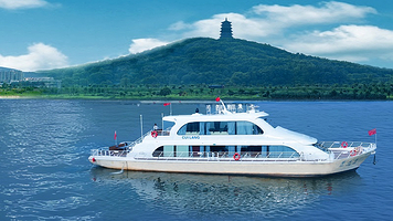 江西吉安赣江水上游翠浪号游船【人均49元坐游船漫游赣江，打卡白鹭洲书院、古榕树！ 】