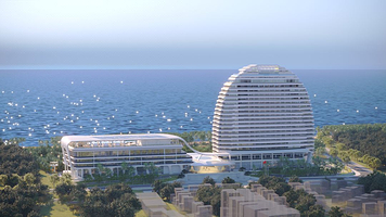 【酒店套餐】海南三正月豪华景观房/海景房1晚（含2大2小早餐+比心兔乐园）