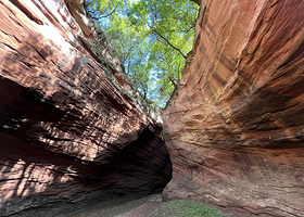 甘泉大峡谷+桦树沟峡谷一日游【每周六发，西安出发，当天往返】