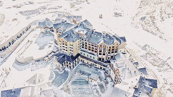 【酒店套餐】太舞南山里酒店1晚+双人雪票（不含雪具）+2人雪板寄存+停车+高铁接驳+双人温泉+自助洗衣房