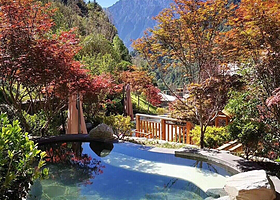 【酒店套餐】古尔沟温泉山庄1晚+早餐+双人不限次温泉