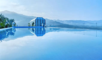 【酒店套餐】韶关新丰温德姆花园酒店+早餐+夜宵+无限次空中汤泉+儿童奇幻乐园(赠送20个游戏币)