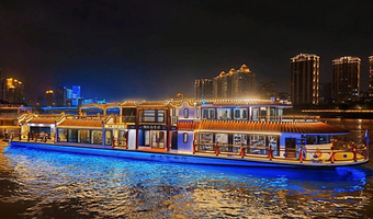 【闽江夜游船票|当天可订】打卡福州闪亮地标-闽江灯光秀|自行前往