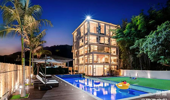 南昆山听山野奢温泉民宿·含双早+下午茶+私家温泉+泳池+滑梯+溯溪