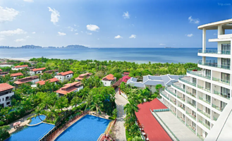 【酒店套餐】三亚君达海景海景酒店豪华海景房+双早