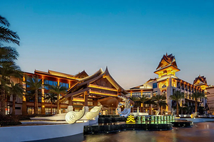 【酒店套餐】江茂·漫谷温泉度假酒店2天1晚+2大1小早餐+无限次温泉+威尼斯泳道