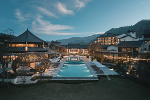 【酒店套餐】天目山都喜天丽度假酒店1-2晚+次日双人早餐+双人户外养生私汤30分钟1份/天目山双人门票