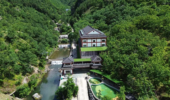 【温泉滑雪】临安十门峡温泉度假酒店1-2晚+双人早餐+双人大明山景区大明山万松岭滑雪场+临安十门峡雪域谷温泉