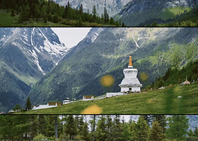 【距离双桥沟700米】小金新四姑娘山庄+2张四姑娘山景区双桥沟套票（门票+观光车）+2人早餐