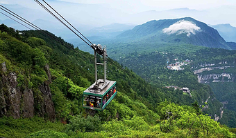 乐山峨眉山一日游【门票+市区-雷洞坪往返观光车（峨眉山站/报国/黄湾-雷洞坪）+金顶上下行索道】