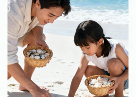 北海涠洲岛二日游【2-8人精品小团·潮间带探秘&沙滩拾贝与贝壳工艺制作&沙雕活动&篝火晚会海鲜BBQ】