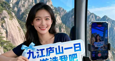 庐山风景名胜区一日游【庐山一日游含上下索道，含门票，五老峰秀峰三叠泉庐山双瀑布香炉峰白鹿洞】