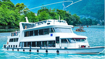 桂林漓江四星游船+杨堤—九马画山漓江竹筏漂流+冠岩二日游【桂林上水盛宴游+世外桃源+伏波山+遇龙河漫步】