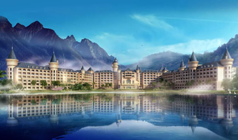 【周末不加价】英德巧克力王国酒店+早餐+晚餐+无限次泉林温泉+萌宠乐园&刺激山地车，可加订巧克力乐园机动游戏