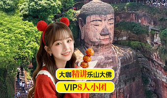 成都大熊猫繁育研究基地+乐山大佛一日游【2-8人小团|费用全包|上门接送】
