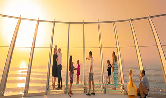 迪拜棕榈岛观景台一日游【The View观景台门票，可选快速通道票，午餐/晚餐，棕榈岛高空泳池，多套餐任选】