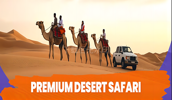 迪拜Al Khayma Camp一日游【高级沙漠之旅 - 上午、下午和过夜Al Khayma营地，多套餐可选】