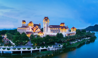 【元旦不加价】东莞虎门丰泰花园酒店2天1晚+自助早餐+无限次热带雨林温矿泉+自行车沿湖游1小时+可选双人晚餐