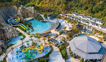 【畅享温泉季】郴州暖水温泉希尔顿惠庭酒店★早餐+双人无限次温泉&鱼疗+儿童乐园+恒温泳池