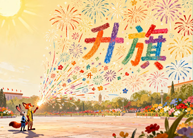 天安门广场/天安门城楼 升旗仪式·团队通道丨生在红旗下 长在春风里