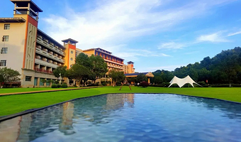 【酒店套餐】宁乡灰汤紫龙湾温泉度假区酒店住宿+2人早餐+2人紫龙湾温泉