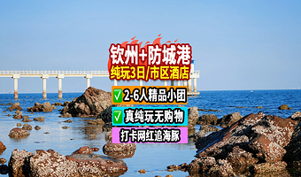 白浪滩+白龙古炮台+怪石滩+刘永福故居+苏廷有旧居+钦州老街景区+三娘湾+犀丽湾三日游
