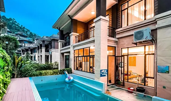 南昆山碧桂园天麓山栖别墅·私家庭院泳池+温矿泉泡池+自动麻将:私家KTV