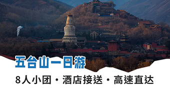 【拼小团】忻州起止五台山一日游（一人也发车*纯玩无购*市区接送）