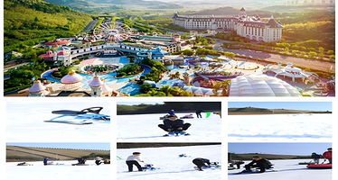 【乐园+滑雪】安吉银润锦江城堡主题酒店1晚/2晚+早餐+Hello Kitty乐园2日无限次门票+观音堂滑雪