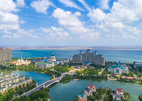 【含2大1小套餐】启东恒大海上威尼斯酒店1晚+2大1小自助早餐+五国温泉门票+碧海银沙公园