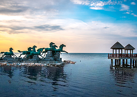 半日游【私家团】烟台养马岛+海昌渔人码头+烟台山