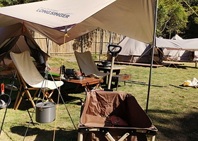 广州帽林露营地露营体验【不过夜户外烤肉、烧烤/拎包入住轻奢露营地】