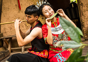 海南槟榔谷黎苗文化旅游区一日游【接送+门票+可选加猴岛】